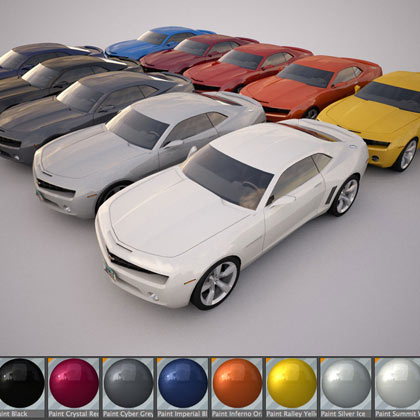 Vray car paint настройки